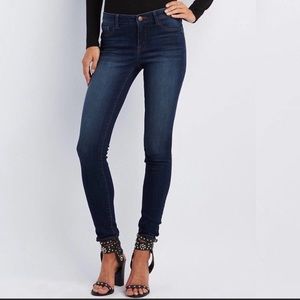 Refuge High Rise Dark Wash Skinny Jeans